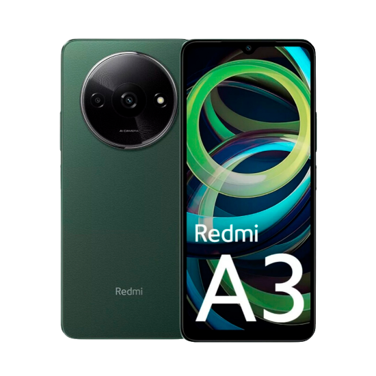 Imagen de Xiaomi Redmi A3 Verde 3Gb Ram 64Gb Dual Sim Mx