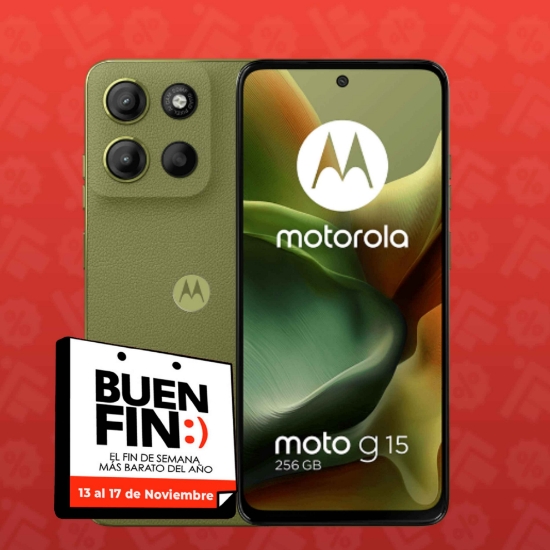 Imagen de Motorola G15 Verde 4Gb Ram 256Gb Dual Sim Mx