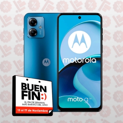 Imagen de Motorola G14 Azul 4Gb Ram 128Gb Mx