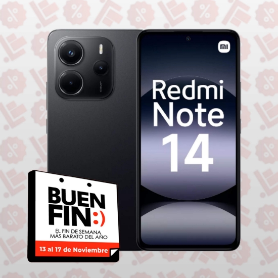 Imagen de Xiaomi Redmi Note 14 Negro 6Gb Ram 128Gb Dual Sim Mx